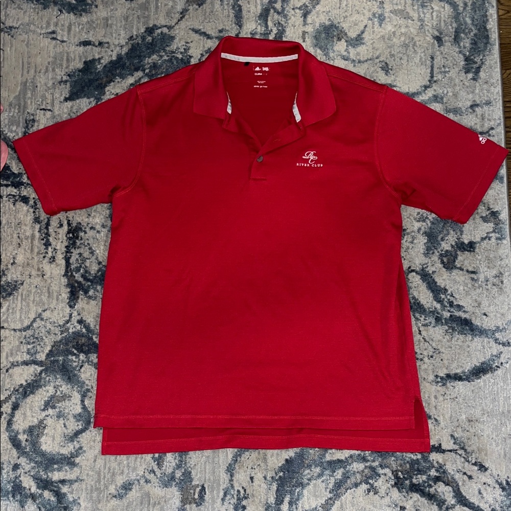 Adidas Red Polo Shirt